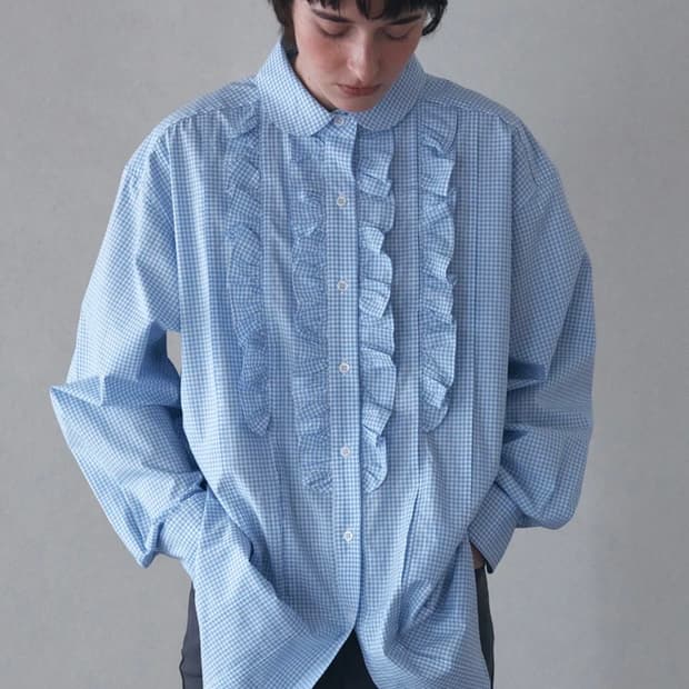 [구해요] 바니쉬먼트 러플 셔츠