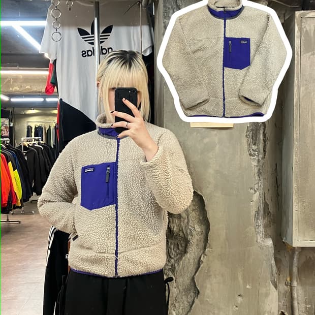 파타고니아 플리스 베이지 L  #csz2009 표