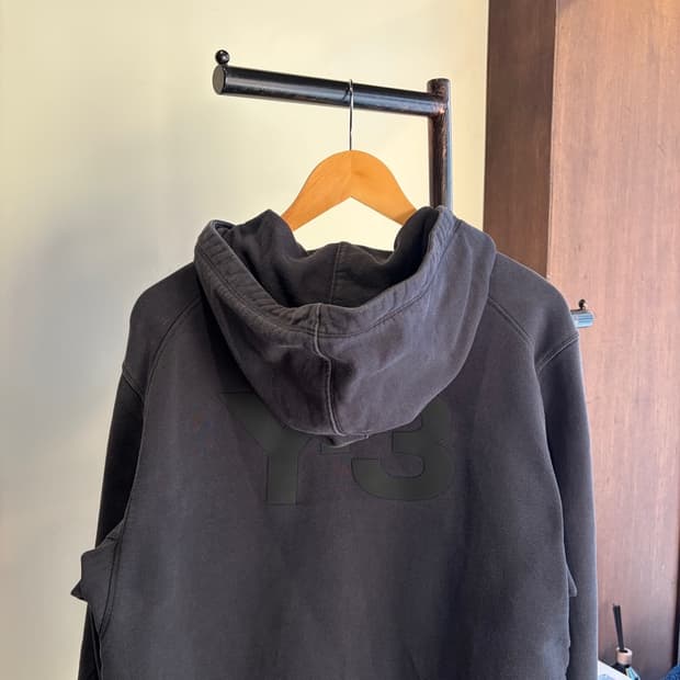 15428 - 요지 야마모토 Y-3 후드 집업