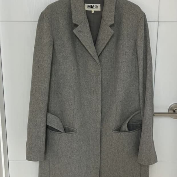 MM6 메종 마르지엘라 그레이 모 코트55,66 정품