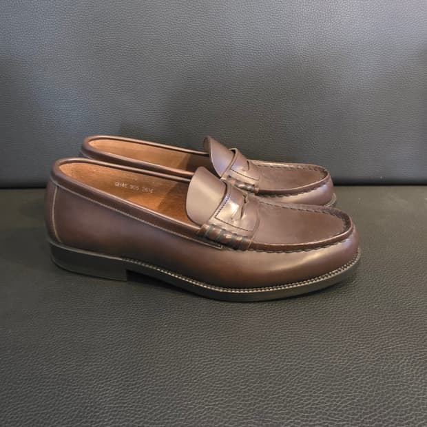 하루타 브라운 페니 로퍼