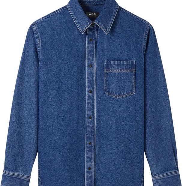 아페쎄 데님 오버 셔츠