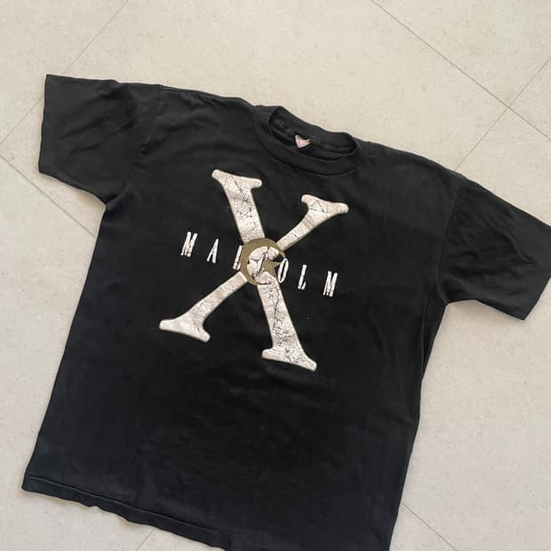 [L] 90's Malcom X 티셔츠