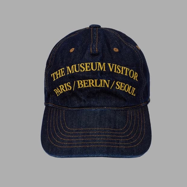 더뮤지엄비터 WASHED DENIM BALLCAP (DARK NAVY)