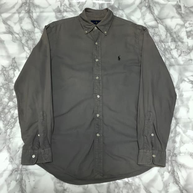 폴로 랄프로렌 옥스퍼드 셔츠 그레이