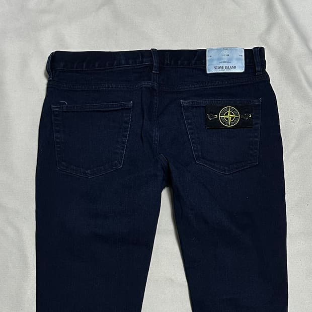 W33 스톤아일랜드 와펜 데님팬츠