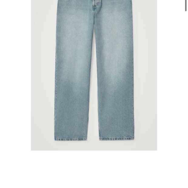 코스 RIDER 와이드 레그 진 34사이즈