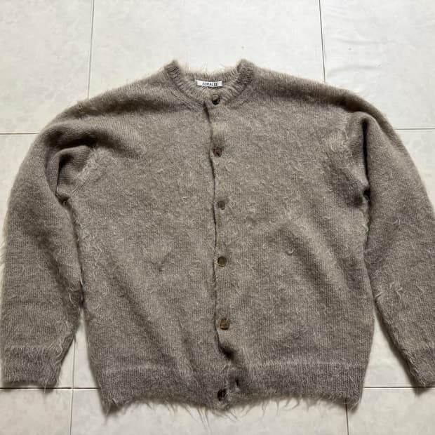 오라리 슈퍼키드 모헤어 가디건 5