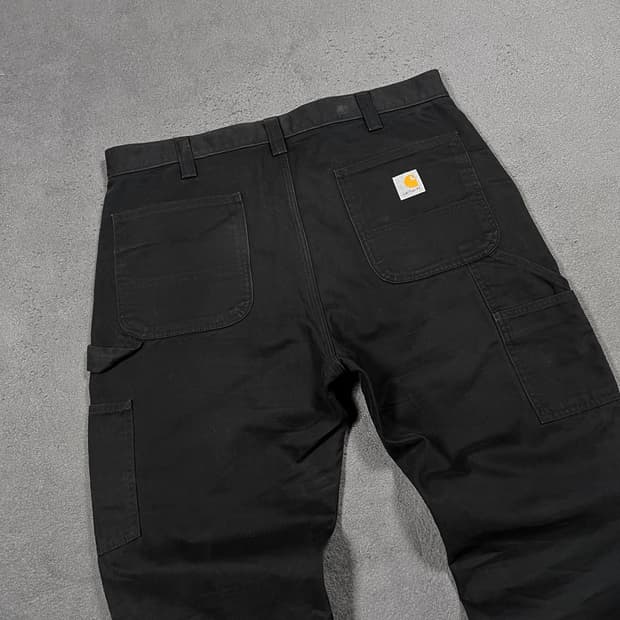 칼하트 B324-BLK 블랙 카펜터 팬츠