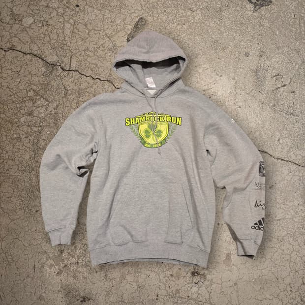 Adidas 포틀랜드 샴록 런 풀오버 후드티