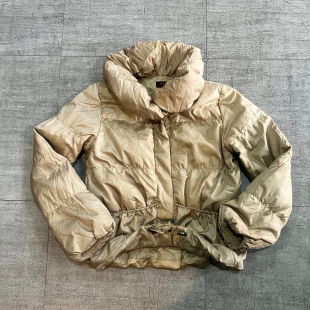 일본빈티지 Milpano 하구미모리걸 할메카지 푸퍼패딩자켓