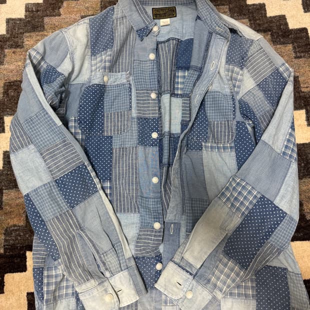 RRL 더블알엘 패치워크 셔츠 사이즈 L