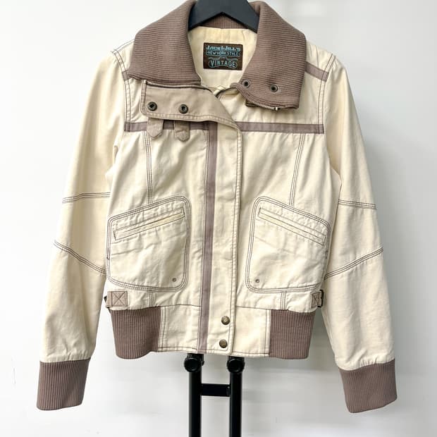 잭앤질 y2k 플라이트 자켓