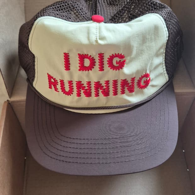 알렉스조노  I DIG RUNNING  메쉬캡 볼캡 모자  OG