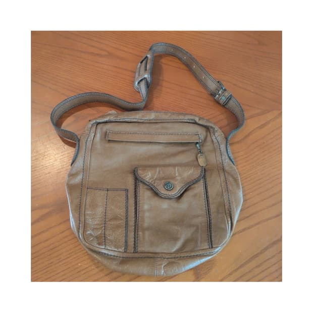 요시다 포터 토스카나 가죽 숄더백 L
