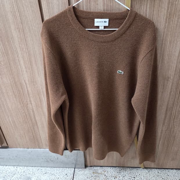 라코스테 브라운 니트