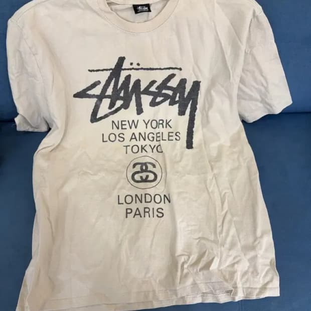 스투시 월드투어 티셔츠