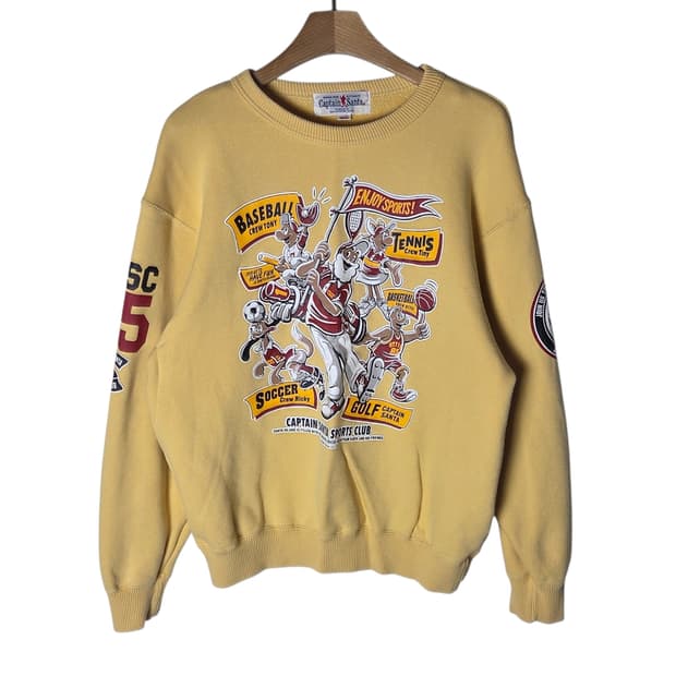 [Captain Santa] 90s 캡틴산타 프린팅 맨투맨