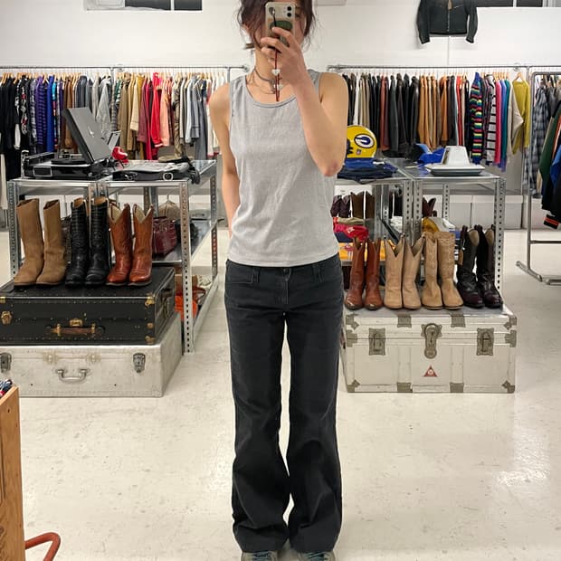 EDWIN y2k low-rise boots cut 에드윈 플레어 데님