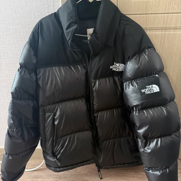 노스페이스 화이트라벨 패딩 L