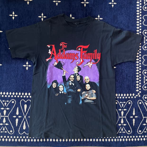 90s addams family 아담스 패밀리 무비 티셔츠 데드스탁