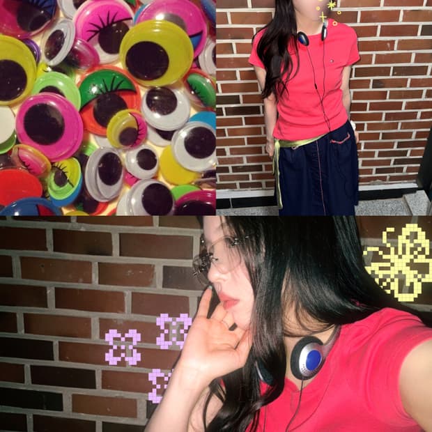 2000‘s 말광량이 빈티지 코디세트 3pcs