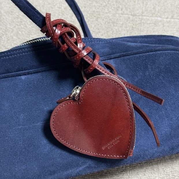 JOHN MASON SMITH JANE SMITH 레더 하트 코인 케이스