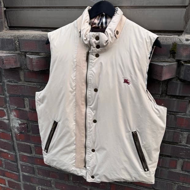 Burberry 버버리 런던 노바체크 리버시블 패딩 베스트