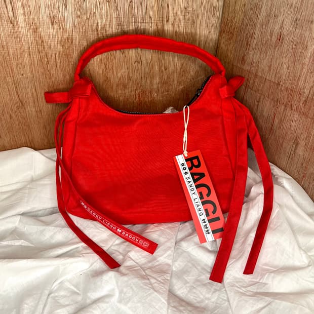 샌디리앙 x 바쿠 캔디애플 미니 보우백