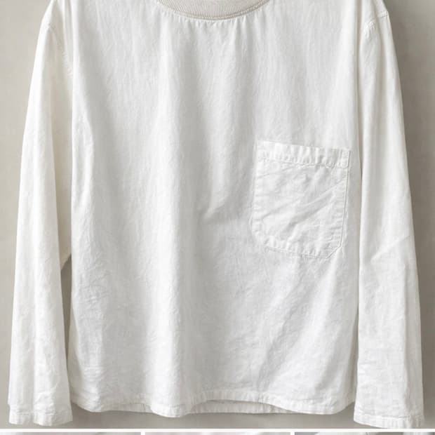 르메르 포플린 롱슬리브 티셔츠 48