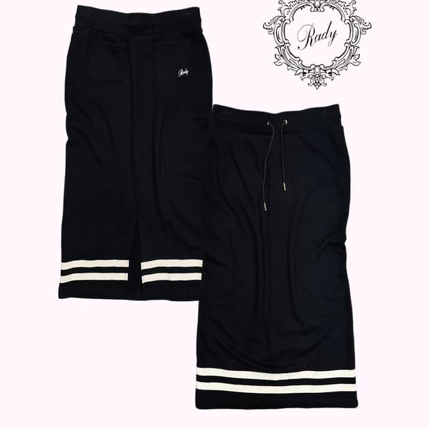 RADY logo sweat string skirt