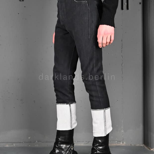 Carol christian poell 데드엔드 데님 팬츠