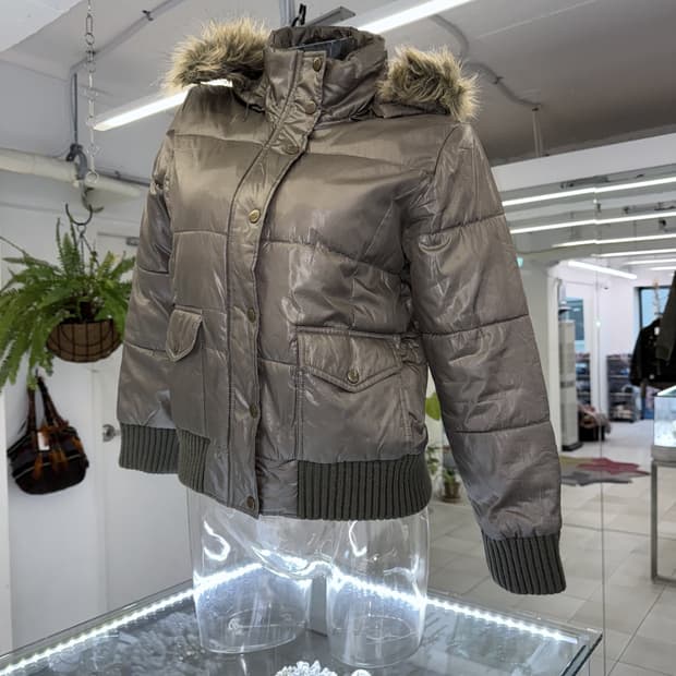 cargo porket padded jacket