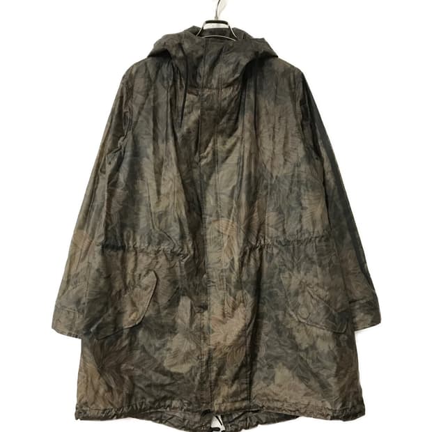 Y-3 요지 야마모토 아디다스 카모 포레스트 플라워 모드 코트 미드 자켓