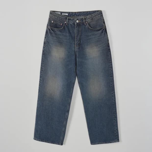 [2] (새상품) 인더로우 5PK 루즈 테이퍼드 데님 팬츠 - 빈티지