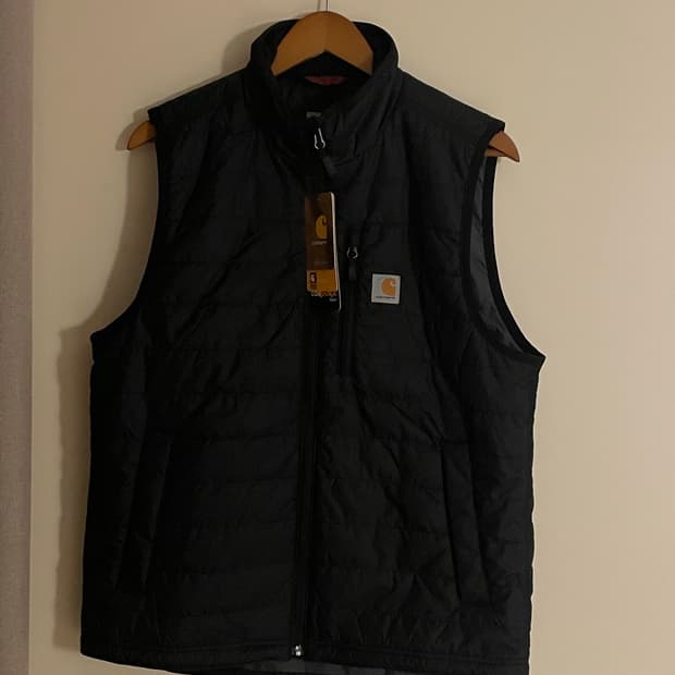 칼하트 조끼 레인 디펜더 라이트웨이트 블랙