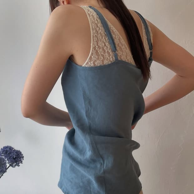 Dydine Top, Truss Blue m