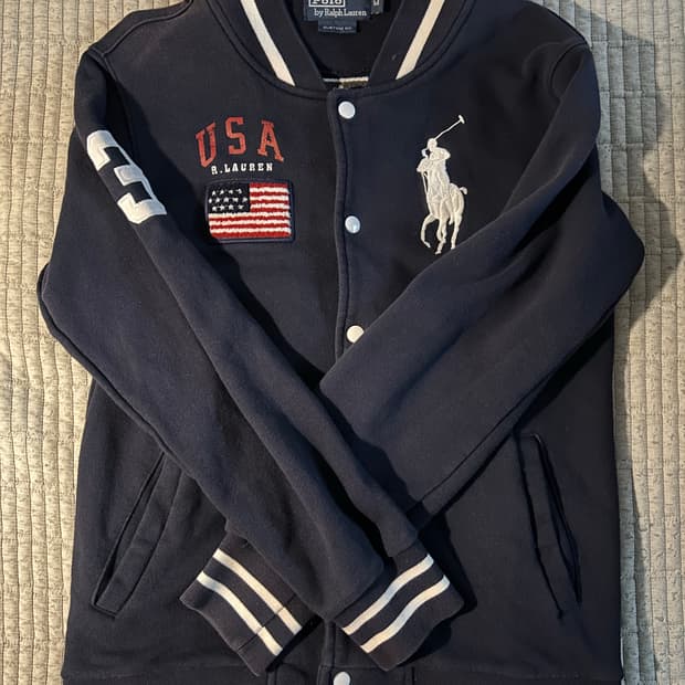 !유일매물! 폴로 빅포니 성조기 자켓