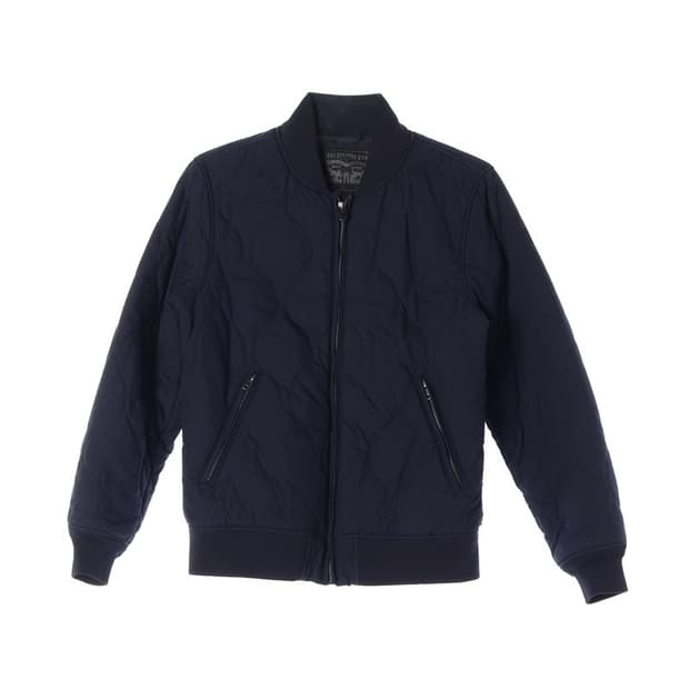 리바이스 블루종 네이비 퀼팅 자켓