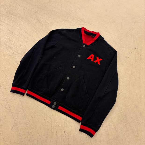 아르마니 익스체인지 AX로고 코튼 자켓
