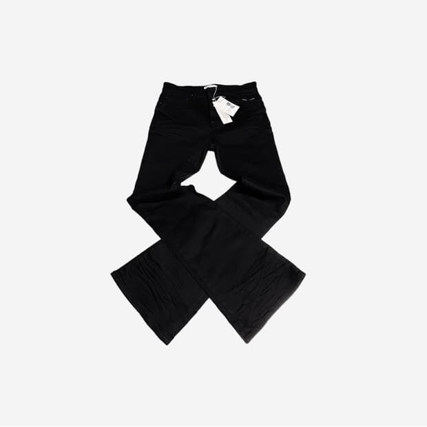 Stretch Flare Balck Jeans