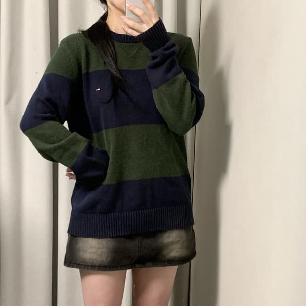 타미힐피거 니트