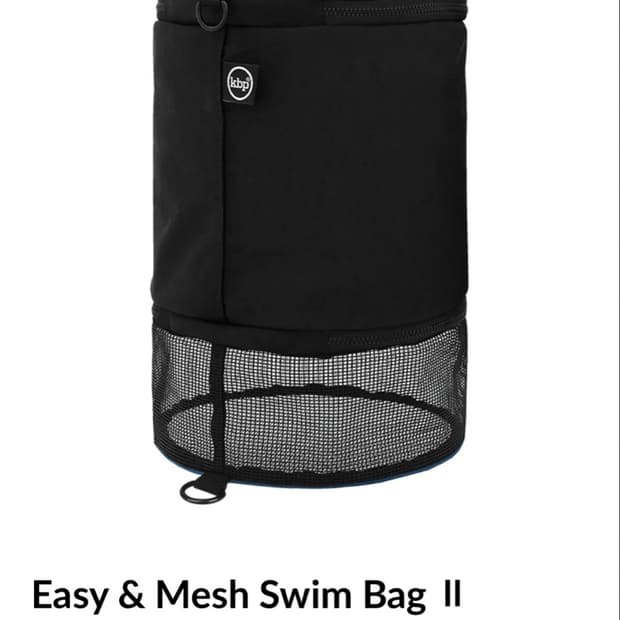 키티버니포니 메쉬 스윔 백 블랙 수영가방