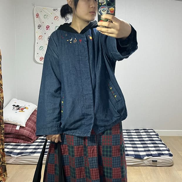 Rivet&Surge 리벳 앤 서지 자수 데님 자켓