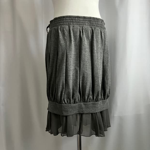 pumpkin frill skirt