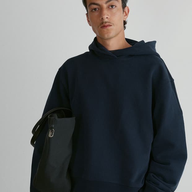 렉토 24F/W  RC 레크레이션 후드 스웻셔츠 맨투맨 네이비