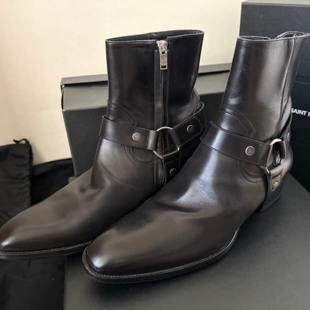 생로랑 하네스 부츠 45사이즈