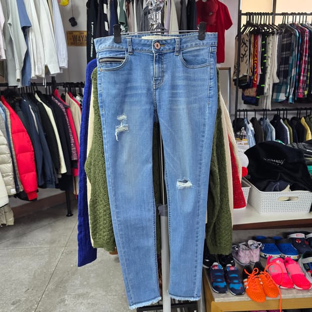 듀엘 워싱 데님 청바지 (1332)