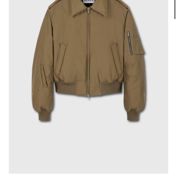RIDDLE-RAVEN BOMBER JACKET 사이즈2 새상품