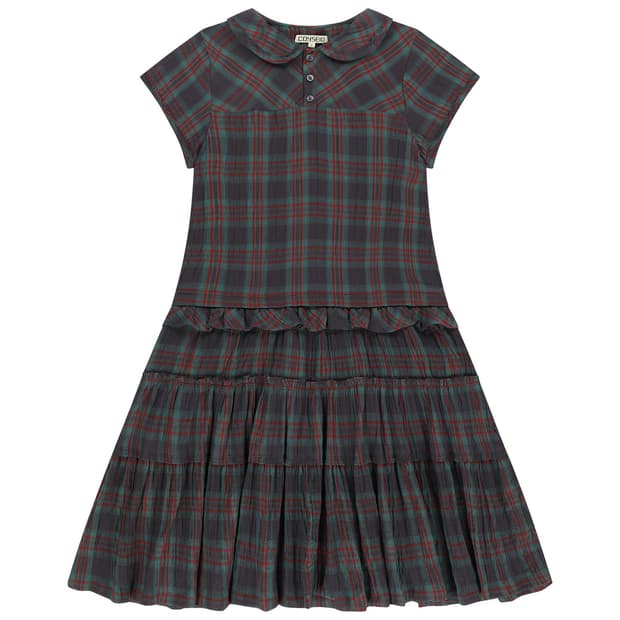 새상품 코이세이오 체크 원피스